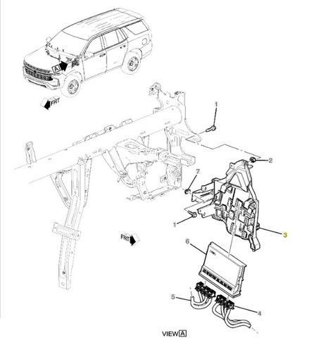 Body Control Module BCM Required Programming Chevrolet Tahoe Suburban GMC Yukon - Picture 5 of 6
