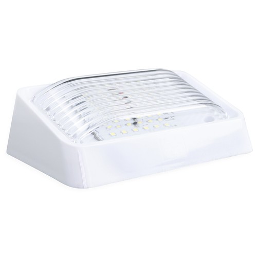 12 Volt White Exterior Motion RV LED Porch Light, RV Security Motion Porch 300LM - Bild 10 von 12