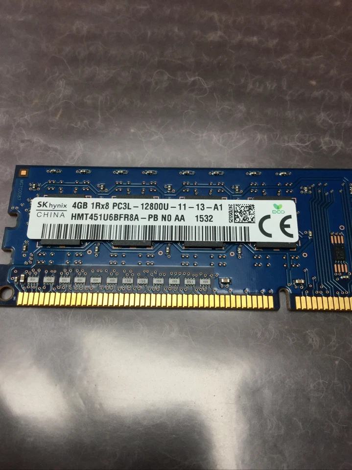 SK Hynix 4GB  PC3-12800U DDR3-1600MHz Desktop Memory RAM HMT451U6BFR8A-PB - Image 4 of 4