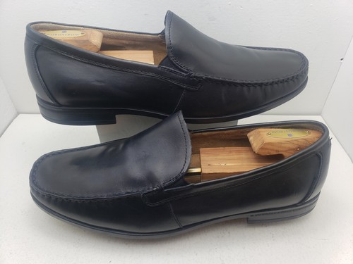 Mens NUNN BUSH Comfort Memory Foam Black Leather Slip on Loafers Shoes Sz: 12M - Picture 5 of 12