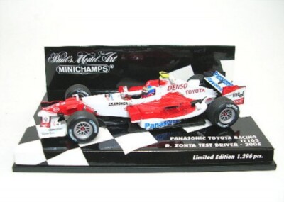 ミニッツF1 トヨタ Toyota TF105 No.38 R.Zonta (Test Driver) Formula 1 2005 - 1:43