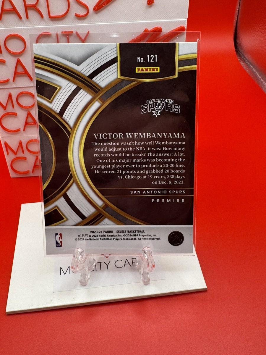ワンオブワン　ウエンバンヤマ　ウェンバニャマ　RCカード Amazon.com: Graded 2023 Panini Select Victor Wembanyama #121