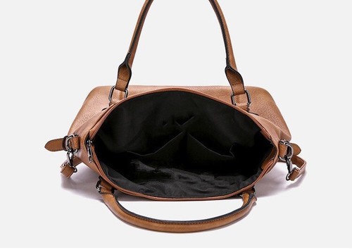 New Women Female Handbags Shoulder Bags Vintage Hobo Bucket Leather Bags Tote - Picture 7 of 9