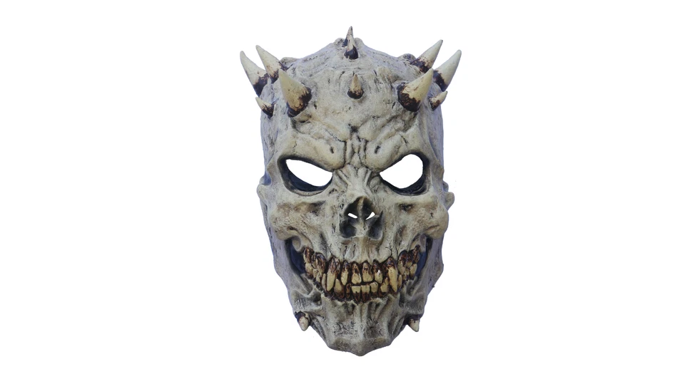 Ghoulish Productions Spikes Latex Face Mask Horror Halloween Cosplay - Image 2 of 4