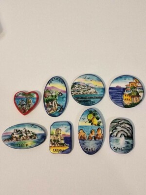 Magneti Frigorifero Londra - 5 Pezzi Dipinti A Mano, Soggetti Iconici - Foto 4