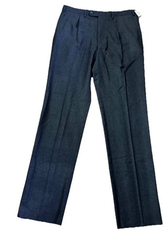 $395 Vigano 1959 Dress Pants Mens 38 Unhemmed Dark Gray 100% Wool Made Italy NWT - Picture 9 of 17