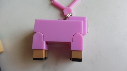 LOTTO 3 PORTACHIAVI MINECRAFT FIGURE BORSA ZAINO PORTACHIAVI - Foto 8 di 10