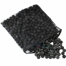 500pcs 1" Bio Ball Media 2 Gal Aquarium Filter Media Pond Canister Filter Media