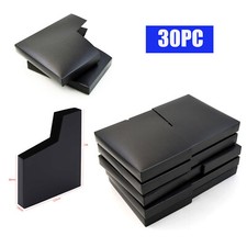 30PC Black Dust Covers For Nintendo NES Game Cartridge Sleeves Cases Plain Lot