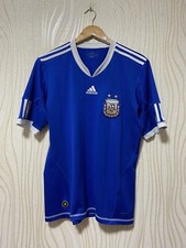 ARGENTINA 2010 2011 AWAY FOOTBALL SHIRT SOCCER JERSEY ADIDAS P47053 sz M MEN