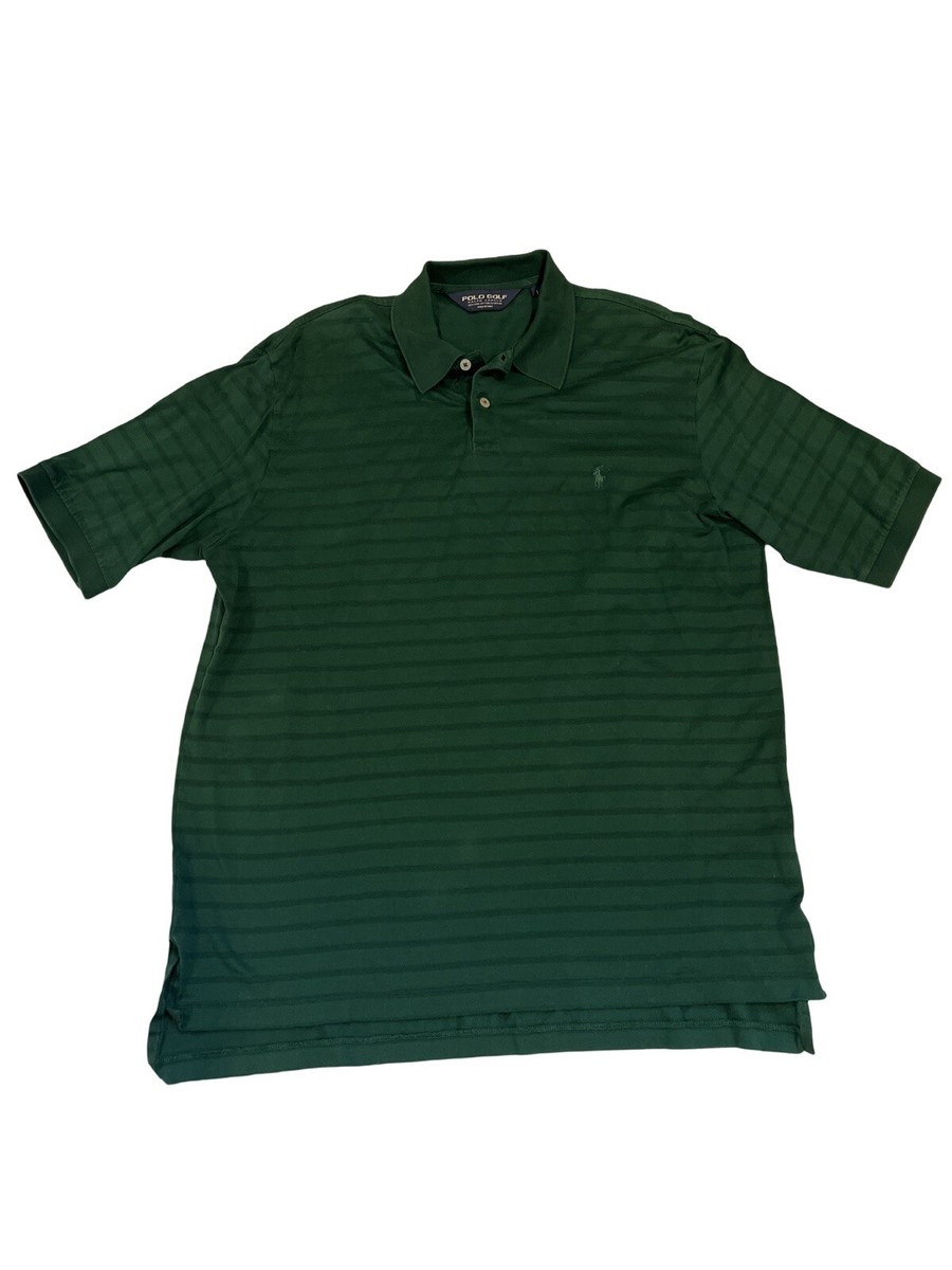 Polo by Ralph Lauren グリーン made in USA Polo Golf By Ralph Lauren Men's Large Green 98% Cotton Polo