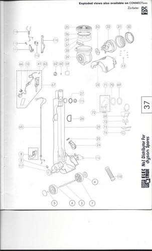 VARIOUS DYSON DC04 INDIVIDUAL SPARES:SEE PICTURES & DESCRIPTION SECTION - Picture 8 of 19