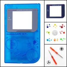 Nintendo Game Boy Original DMG-01 Replacement Housing Shell Screen Blue BUTTONS