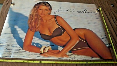 Vintage Judit Masco Next Model Management poster hot girl man cave   5086 32x21''