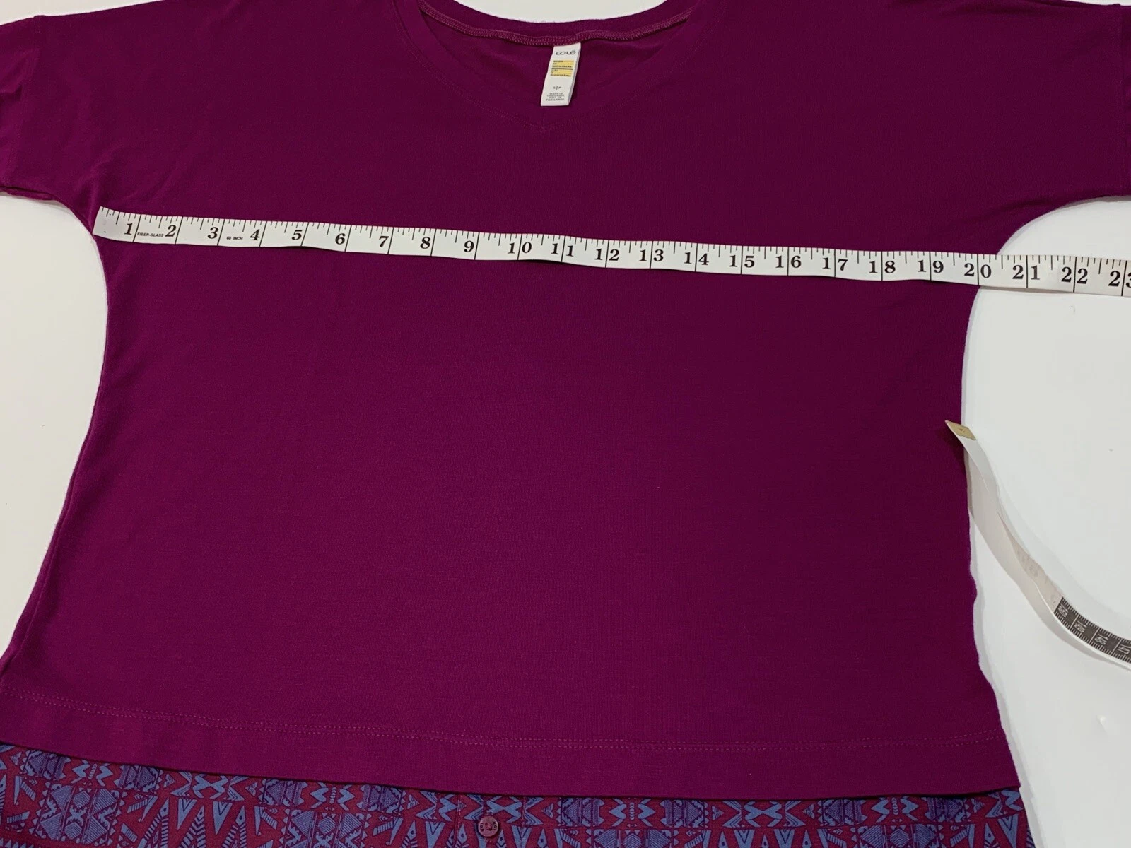 lole 3/4 sleeve v-neck soft shirt
