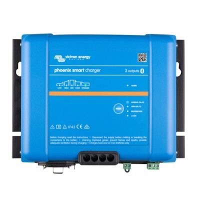 Victron Energy, Phoenix Smart IP43 Charger 24/25 (3) 120-240VAC Requires 5-15P