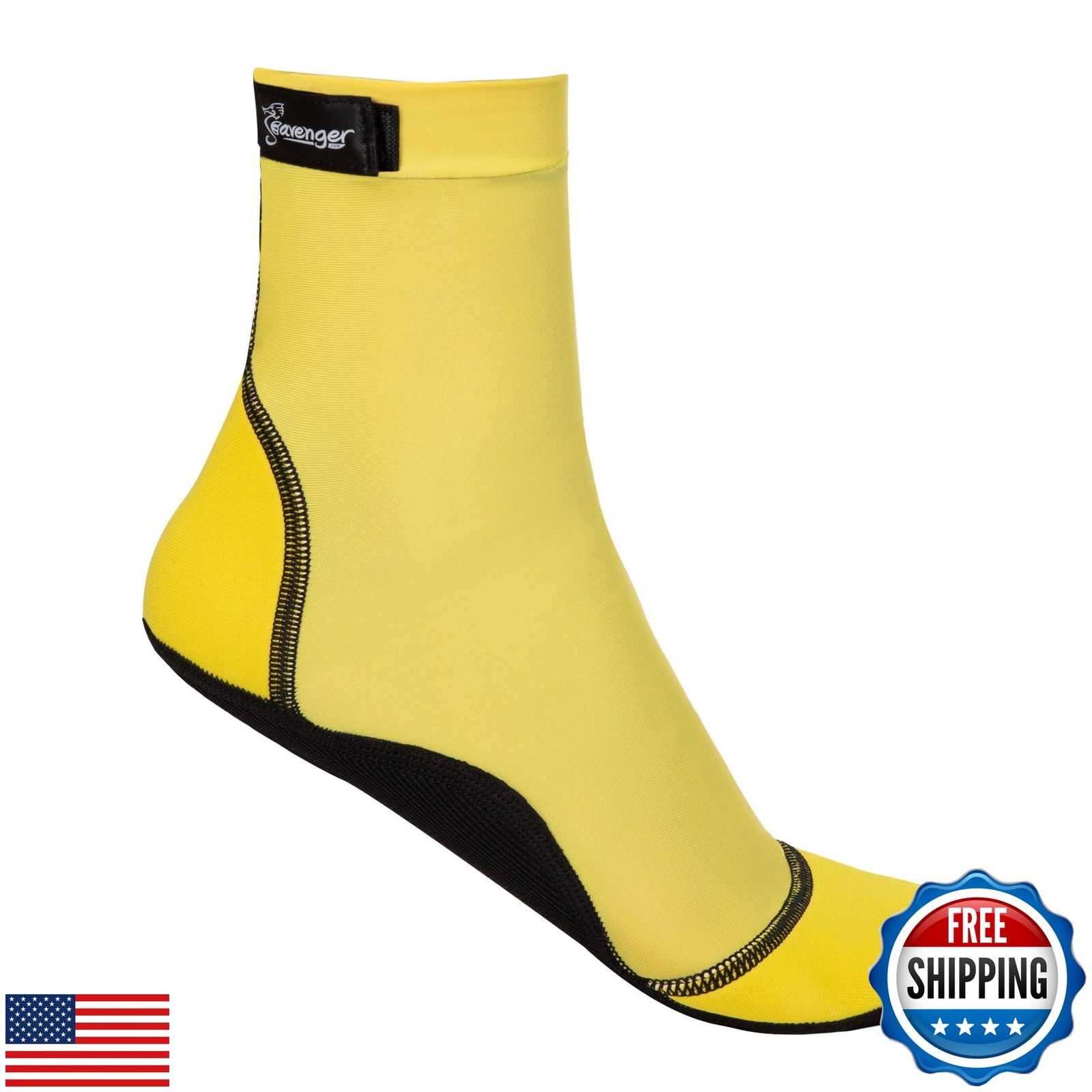 SAOLA Seavenger Calze da Spiaggia Taglio Alto con Suola Grip per Sabbia Pallavolo Snorkelin