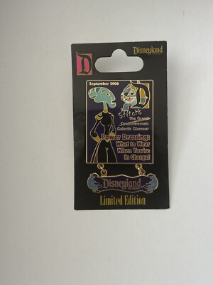 Disney STITCH D Magazine Collection September 2006 Pin LE 1000 Galactic Glamour