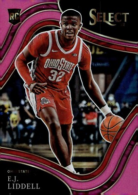 2022-23 Chronicles Draft Picks Select Pink Prizm RC #13 E.J. Liddell
