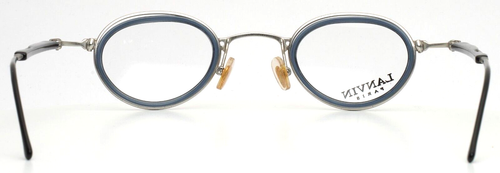 LANVIN 1221 002 Navy Unisex Oval Full Rim Eyeglasses 44-25-135 B:29 - Picture 9 of 15