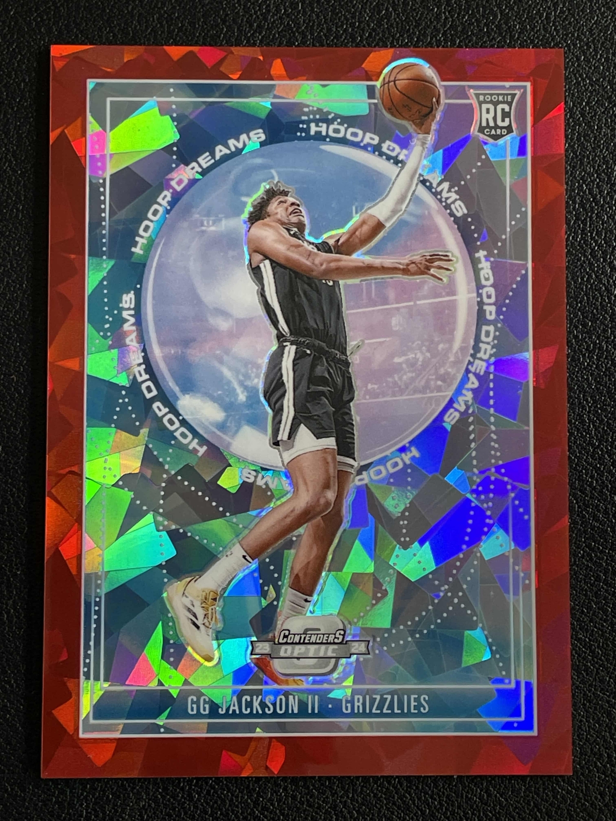 GG Jackson II 2023-24 Contenders Optic Hoop Dreams Red Ice Memphis RC /175 #13