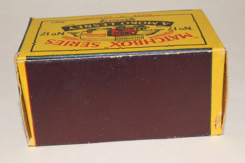 FURGONETA DE MUDANZAS MATCHBOX LESNEY #17A BEDFORD, EXCELENTE, EN CAJA TIPO B Foto 4 de 4