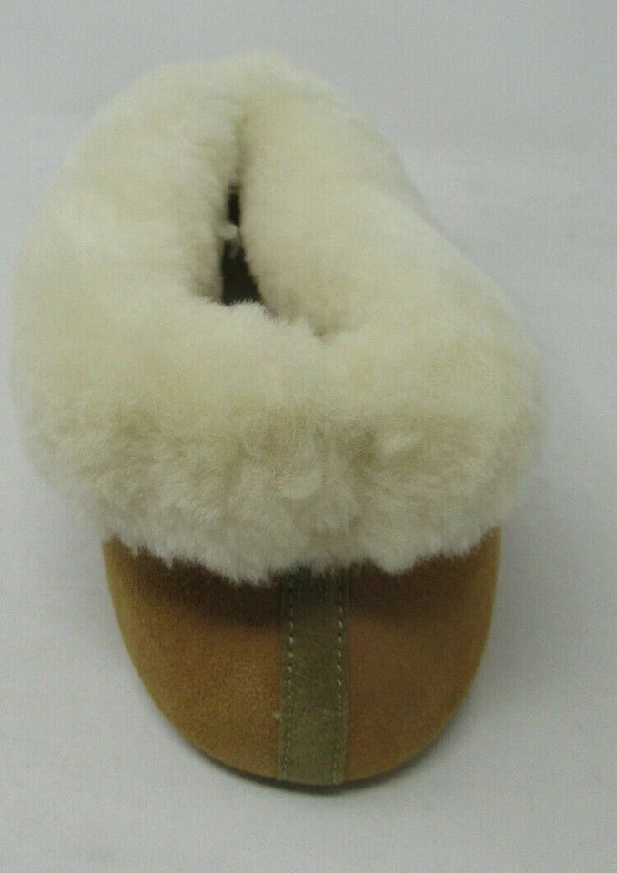 HUSH PUPPIES WOMEN'S SARAH TAN SHEARLING SLIDE-ON SLIPPERS SIZE: 11/M - Image 4 of 4