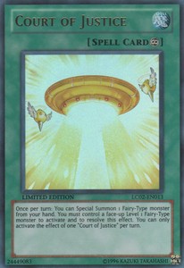 Court of Justice - LC02-EN013 - Ultra Rare - Limited Edition x3 - Near Mint