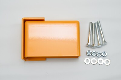 AOF Bolt On Cargo Container High Security Lock Box with hardware  Orange