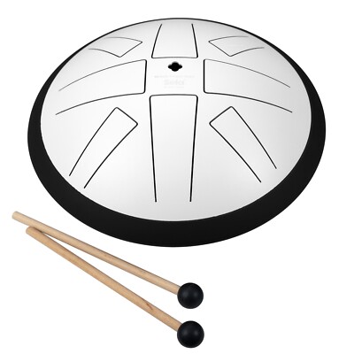 Sela SE 372 Melody Tongue Drum 10'' C Major Pentatonic White weiß SE-372