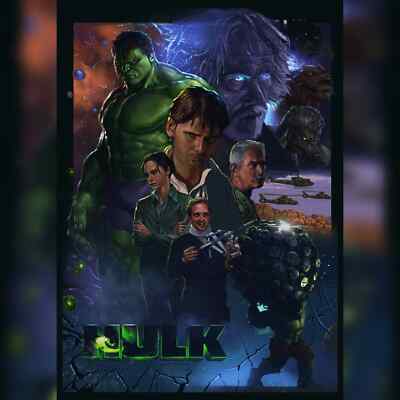 Hulk (2003) 3D Printed Custom Head Sculpt Unpainted