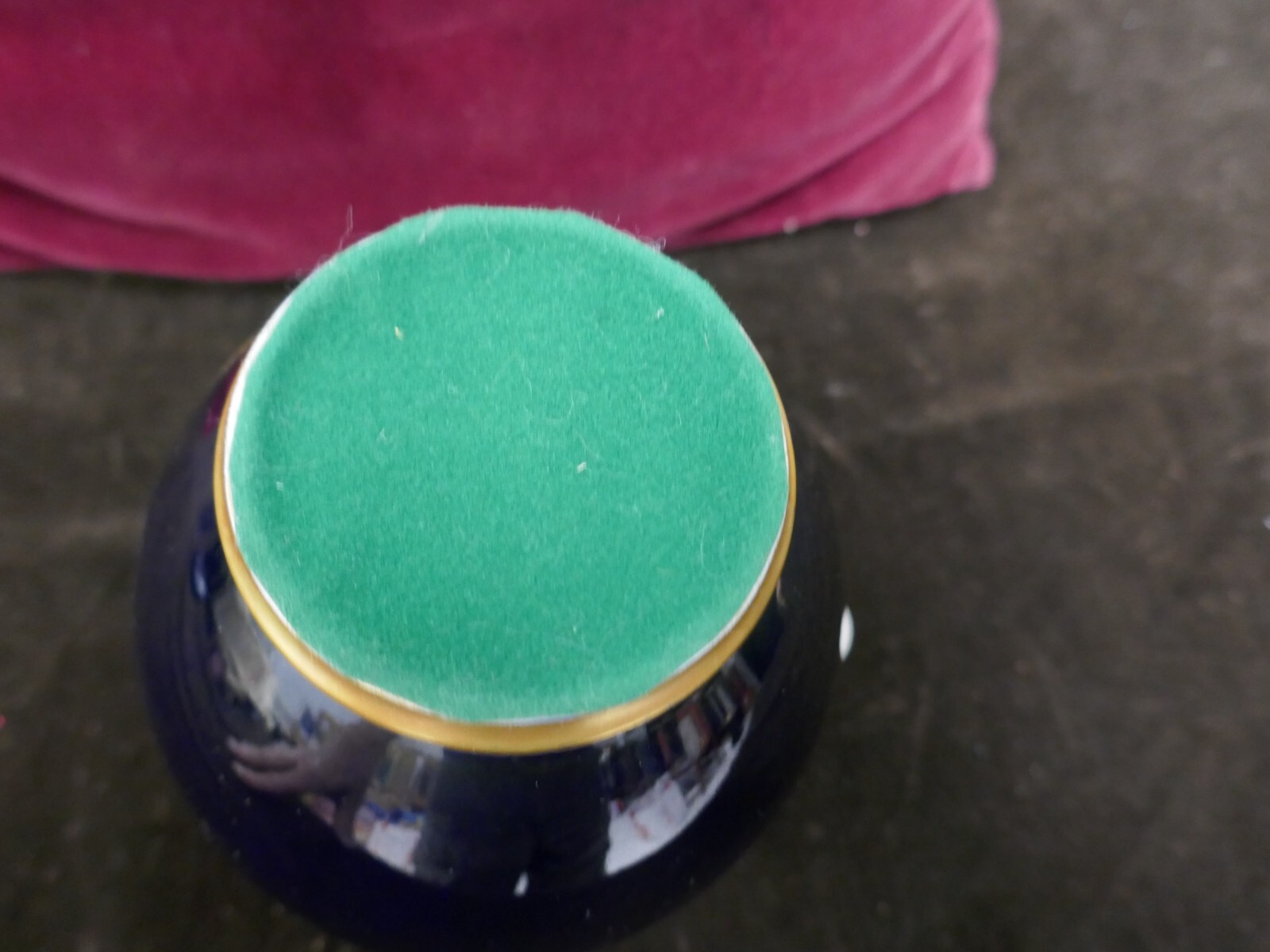 vase Limoges signé A Golse,bleu de four style Sèvres,H 15cm eBay