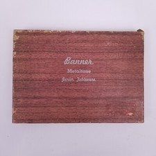 Vintage Banner Metaltone Tableware Junior 22 pieces Plastic Original Box