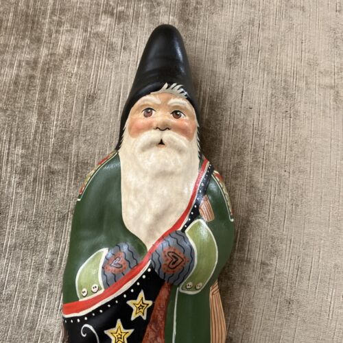Father Christmas With Reindeer 10 1/2" Vaillancourt Santa 2003 - Picture 6 of 7