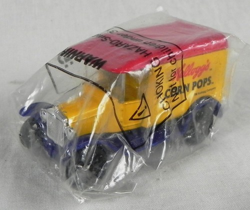 4er Set Streichholzschachtel ""Kellogg's"" Getreidelieferwagen, Ford Modell A T, neu versiegelt - Bild 3 von 16