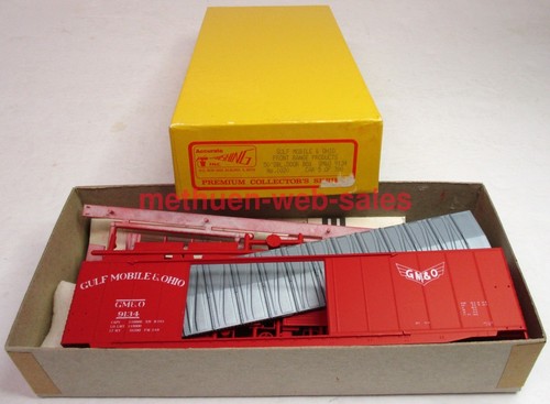 Gama frontal/acabado preciso~HO~50' DBL. Kit puerta boxcar ~ GM&O 9134 ~ edición limitada | Zustand: New