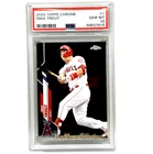 MIKE TROUT 2020 TOPPS CHROME LOS ANGELES ANGELS PSA 10