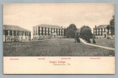 Eastern College MANASSAS Virginia UDB Rare Antique Multiview VA Postcard 1910s