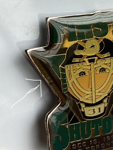 FIRST SHUTOUT Mighty Ducks of Anaheim Pin Dec 15, 1993 at Toronto- Very Good . - Picture 7 of 7