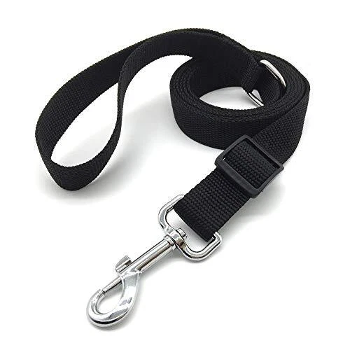 Black dog leashes sales