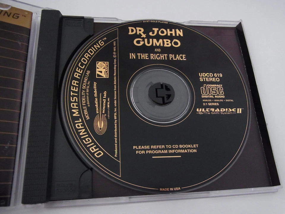 DR John Gumbo MFSL CD ( 24 Karat Gold ) USA - Bild 3 von 3