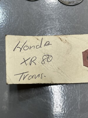 Honda XR80 Transmission, Gears Spindle Shaft Shift Forks Counter