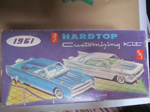 1961 Lincoln Continental hardtop AMT Model kit box - 第 1/6 張圖片