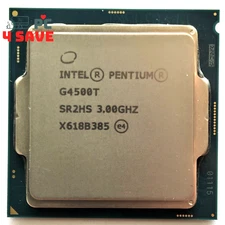 Intel Pentium G4500T 3.00GHz 2-Core 3MB LGA1151 Desktop CPU Processor SR2HS 35W