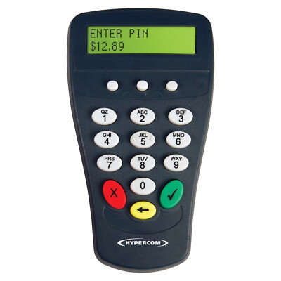 Hypercom P1300 PINpad without Cable **FOR PARTS OR REPAIR**