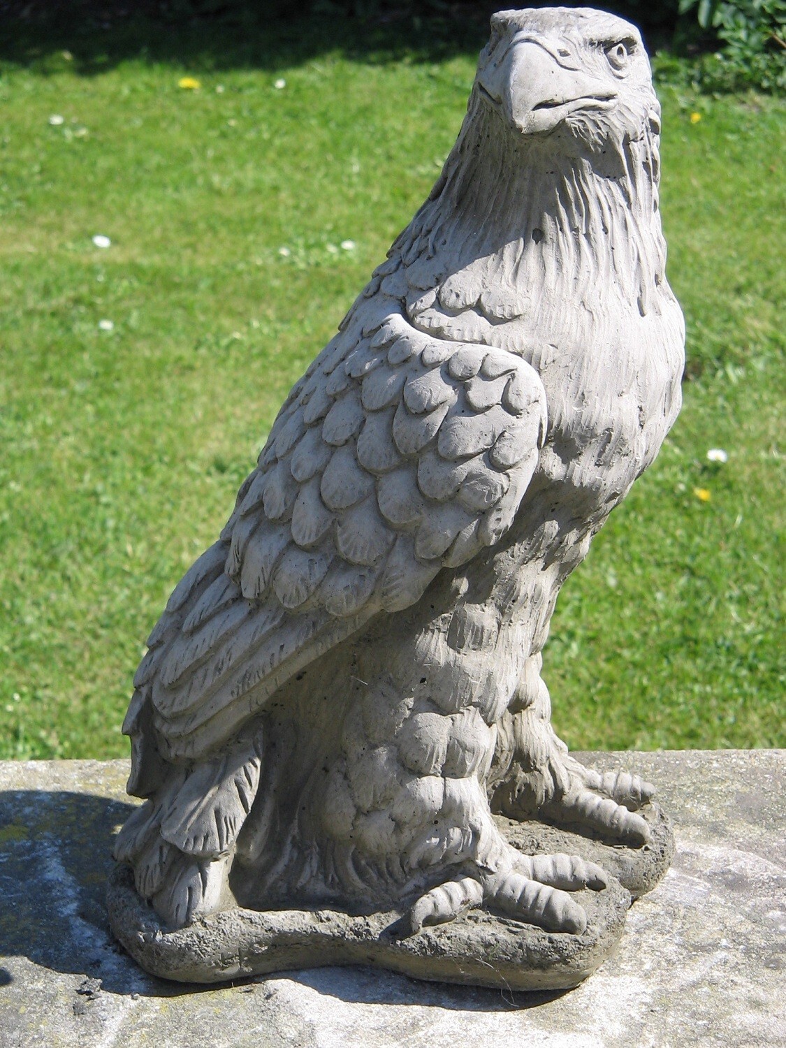 Stone Eagle Garden Statue Bird of Prey Ornament Garden Gift eBay