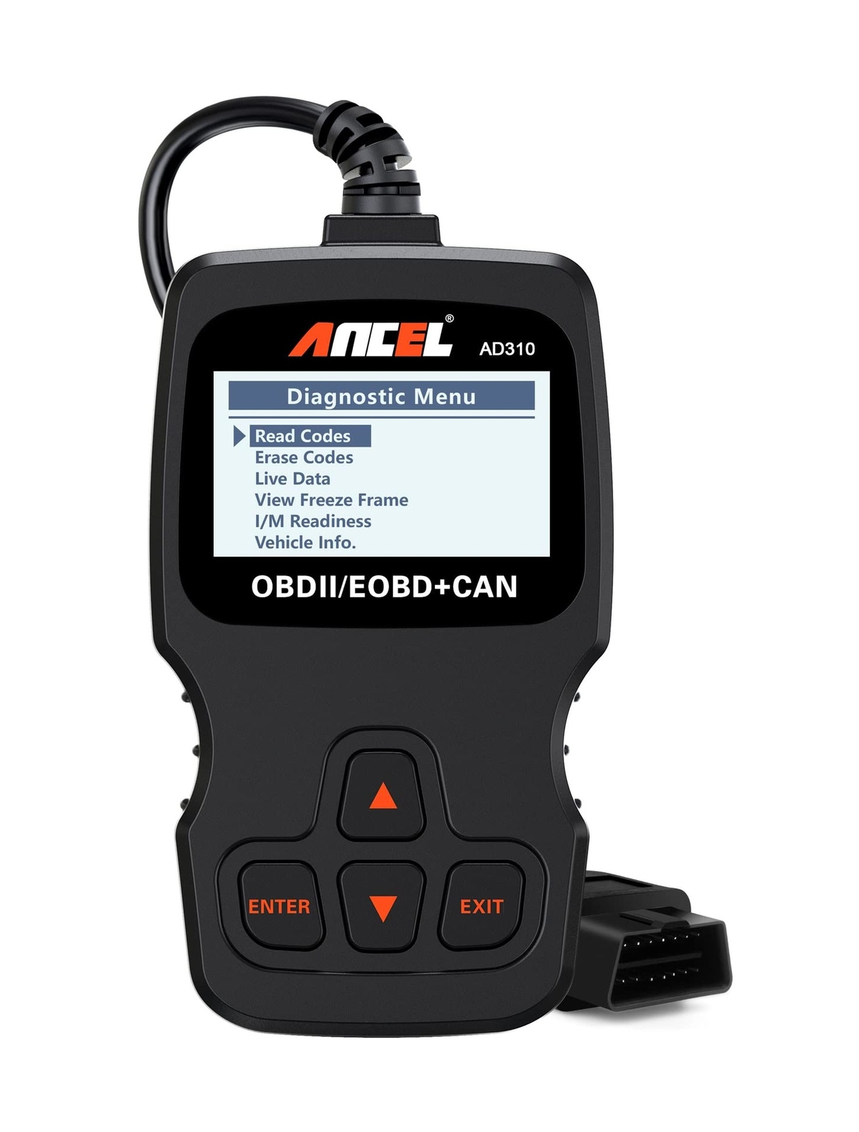 ANCEL AD310 Classic Enhanced Universal OBD II Scanner Car Engine Fault Code R...-image