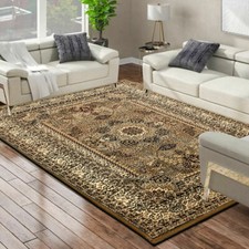 Non Slip Large Traditional Rugs Bedroom Carpet Living Room Hallway Runner Rug