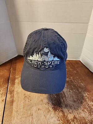 Disney Parks Star Wars Galaxy s Edge Black Spire Outpost Logo Ball Hat OSFM 