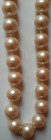 Vintage MONET Faux Pearl Necklace, Single Strand Cream 30" Long — photo 6